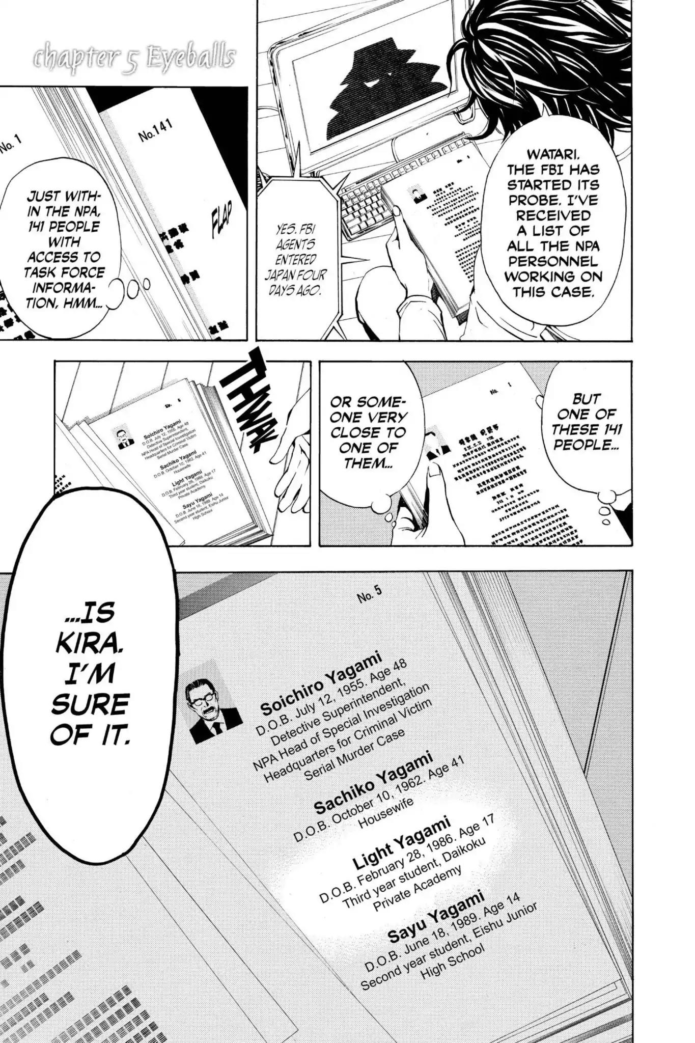Death Note, Chapter 5 image 01